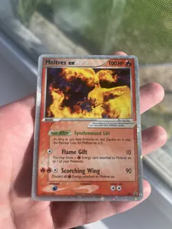 Moltres EX Collector's Window Tins Nintendo Promo Holo Pokemon LP- - Image 1