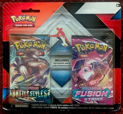 🔥 Pokemon TCG Sword & shield 🔥 2 Packs + Pin Complete Set Of 4 Sealed English - Image 3