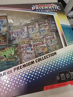 Pokemon Prismatic Evolutions Lucario & Tyranitar ex Premium Collection Box - Image 4