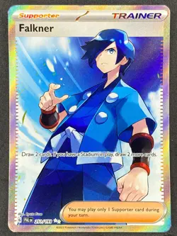Pokemon Falkner Full Art 251/193 PAL Paldea Evolved NM - Image 1