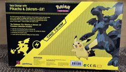 Pokemon TCG Pikachu & Zekrom-GX Premium Collection Box 3 Evolving skies packs - Image 2
