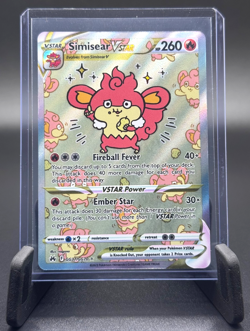 POKEMON TCG SIMISEAR VSTAR GG37/GG70 CROWN ZENITH: GALARIAN GALLERY HOLO NM - Image 1