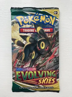 Pokemon Evolving Skies Heavy Booster Pack 22.80g, Brand New Sealed, Umbreon - Image 1