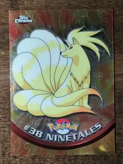 Pokemon Topps Chrome 2000 Ninetales NM - Image 1