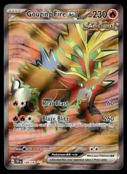 2024 Pokemon Scarlet & Violet Series - Temporal Forces 188 Gouging Fire ex - Image 1