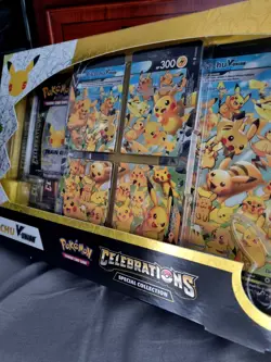 POKEMON TCG CELEBRATIONS PIKACHU V UNION SPECIAL COLLECTION BOX BRAND NEW SEALED - Image 2