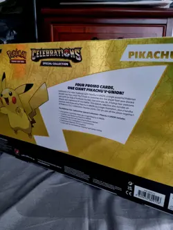 POKEMON TCG CELEBRATIONS PIKACHU V UNION SPECIAL COLLECTION BOX BRAND NEW SEALED - Image 3