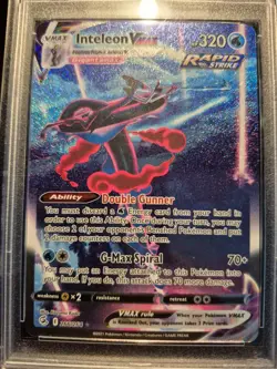 2021 Pokemon Inteleon VMAX Alt Art Fusion Strike 266/264 PSA 10 GEM MINT - Image 2
