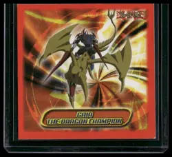 Topps YuGiOh Sticker Collection #10 Gaia the Dragon Champion 10 of 53 2002 - Image 1