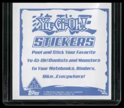 Topps YuGiOh Sticker Collection #12 Dark Magician 12 of 53 2002 - Image 2