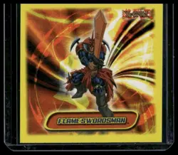 Topps YuGiOh Sticker Collection #52 Flame Swordsman 52 of 53 2002 - Image 1
