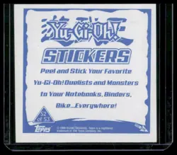 Topps YuGiOh Sticker Collection #52 Flame Swordsman 52 of 53 2002 - Image 2