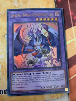 Garura, Wings of Resonant Life POTE-EN082 Ultra Rare LP 1st Edition Yugioh - Image 1