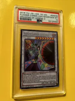 YuGiOh FLOWER CARDIAN LIGHTSHOWER #DRL3-EN039🔥PSA 10🔥1st ED-2016 SECRET RARE - Image 4