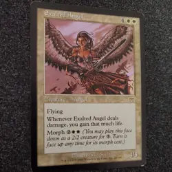 MP Exalted Angel Onslaught Magic The Gathering MTG Card - Image 1