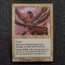 MP Exalted Angel Onslaught Magic The Gathering MTG Card - Image 2