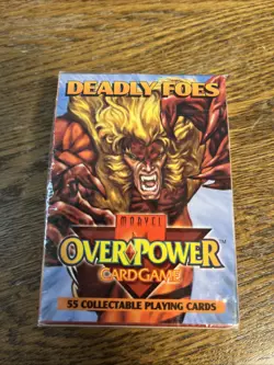 Marvel Overpower Deadly Foes Starter Deck 55 cards New Sealed - Image 1