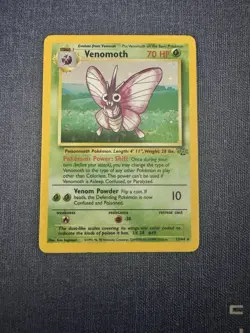 Pokemon TCG Venomoth Holo Rare Card 13/64 Jungle - Image 1