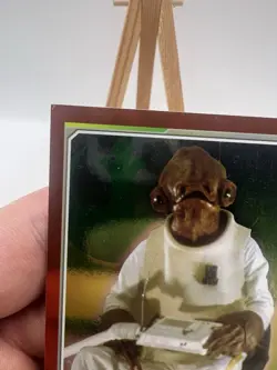 STAR WARS : Admiral Ackbar #176 Topps UK Foil Trading Card THE FORCE AWAKENS - Image 5