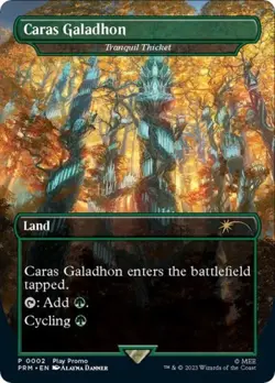 Caras Galadhon - Tranquil Thicket - Damaged / Poor MTG Promos: Play - Image 1