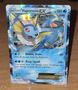 Vaporeon EX 24/83 Generations Holo Ultra Rare 2016 TCG Pokemon Card - Image 1