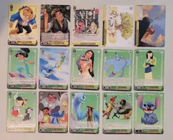 Disney 100 Weiss Schwarz 61 Cards Complete Set of 28 C / 26 UC / 7 CLIMAX COMMON - Image 3