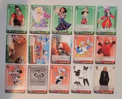 Disney 100 Weiss Schwarz 61 Cards Complete Set of 28 C / 26 UC / 7 CLIMAX COMMON - Image 5