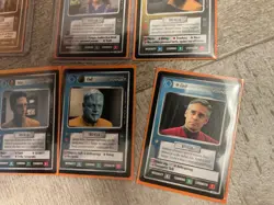 Star Trek CCG 22 card lot Decipher Voyager Janeway Seven Tuvok Paris and more - Image 4