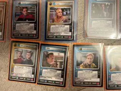 Star Trek CCG 22 card lot Decipher Voyager Janeway Seven Tuvok Paris and more - Image 5