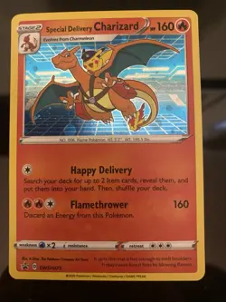 Special Delivery Charizard SWSH075 SWSH: Sword & Shield Promo Cards Holo - Image 1