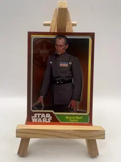 STAR WARS : Grand Moff Tarkin #169 Topps UK Foil Trading Card THE FORCE AWAKENS - Image 1