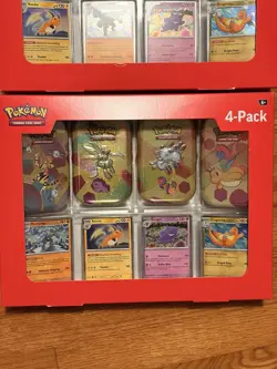 Pokemon 151 S&V - 4 Pack Mini Tins + 4 Promo Cards - SAMS CLUB EXCLUSIVE 2x - Image 2