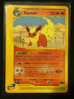 Pokemon TCG Flareon Card Skyridge 8/144, Regular Rare - Image 1