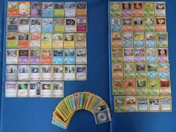 130 Pokemon Card Lot Base Set, Base Set 2, Fossil, Jungle, Neo Genesis & More! - Image 1