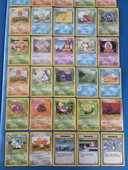 130 Pokemon Card Lot Base Set, Base Set 2, Fossil, Jungle, Neo Genesis & More! - Image 5