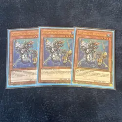 3x RA03-EN006 Atlantean Dragoons - Quarter Century Secret Rare Card 1st Edition - Image 1