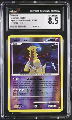 CGC 8.5 Giratina 2008 Legends Awakened 4/146 Reverse Holo Pokemon Card - Image 1