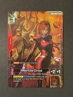 Gundam Card Game GCG Marida Cruz GD01-093 R+ Newtype Rising - Image 1