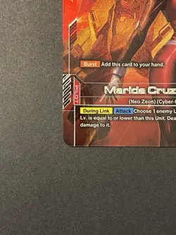 Gundam Card Game GCG Marida Cruz GD01-093 R+ Newtype Rising - Image 3