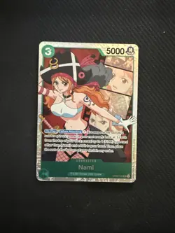 One Piece Card Game Nami OP02-036 SR NM Paramount War Super Rare CCG English EN - Image 1