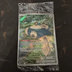 Snorlax SVP EN 051 Black Star Promo Scarlet & Violet Pokemon 151 Card - SEALED - Image 1