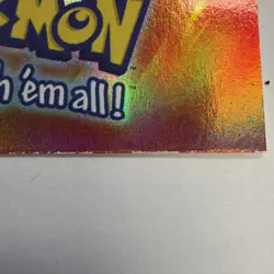 1999 Topps Pokemon Charizard #E6 Movie Edition Rainbow Foil Card - Image 3