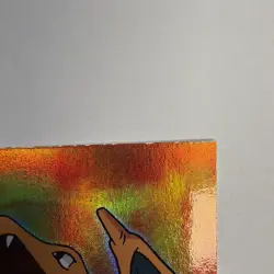 1999 Topps Pokemon Charizard #E6 Movie Edition Rainbow Foil Card - Image 4
