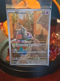 Pokemon Mimikyu TCG Scarlet & Violet Paldea Evolved SVP075 Holo Promo Card - Image 2