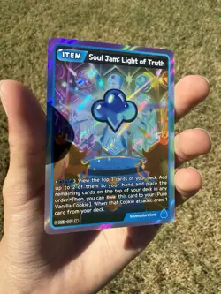 Cookie Run Braverse SR Pure Vanilla SoulJam Item Card! - Image 3