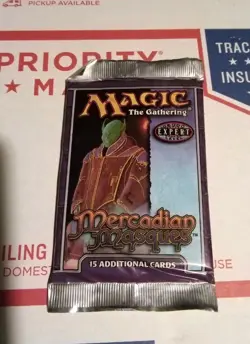 Magic the Gathering Mercadian Masques Booster Pack Factory Sealed MTG Vintage 742818065702 - Image 1