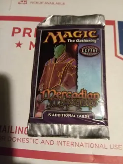 Magic the Gathering Mercadian Masques Booster Pack Factory Sealed MTG Vintage 742818065702 - Image 3