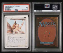 Magic the Gathering 1994 Serra Angel Revised Edition PSA 7 - Image 3