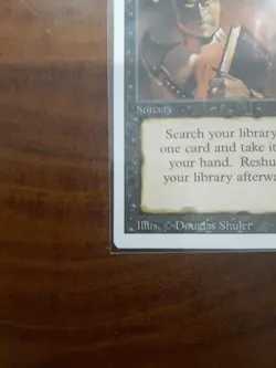 MTG - Revised (1994) - Demonic Tutor - NM-M - Image 4