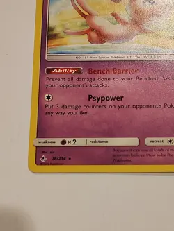Pokemon TCG Mew 76/214 Unbroken Bonds Non-Holo Card - Image 5